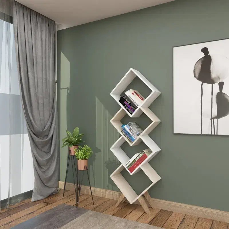 کتابخانه|کتابخانه، شلف، قفسه‌های دیواری|شهریار, کهنز|دیوار