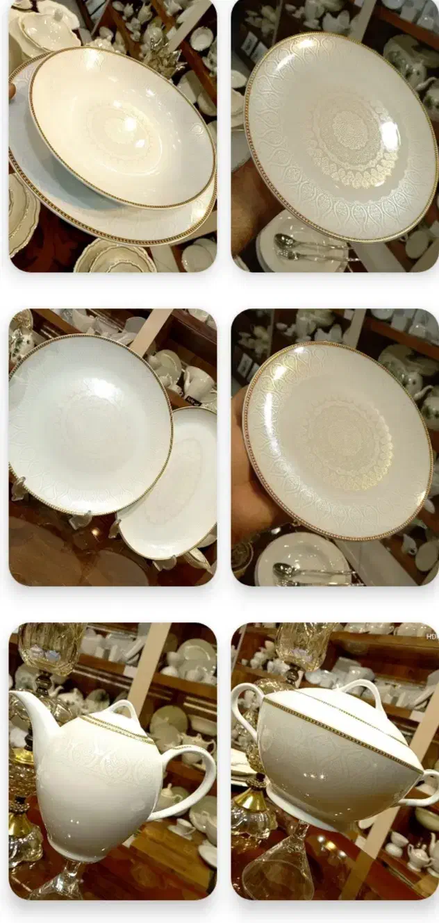 سرویس چینی ۱۲ نفره تقدیس|ظروف سرو و پذیرایی|ساری, |دیوار