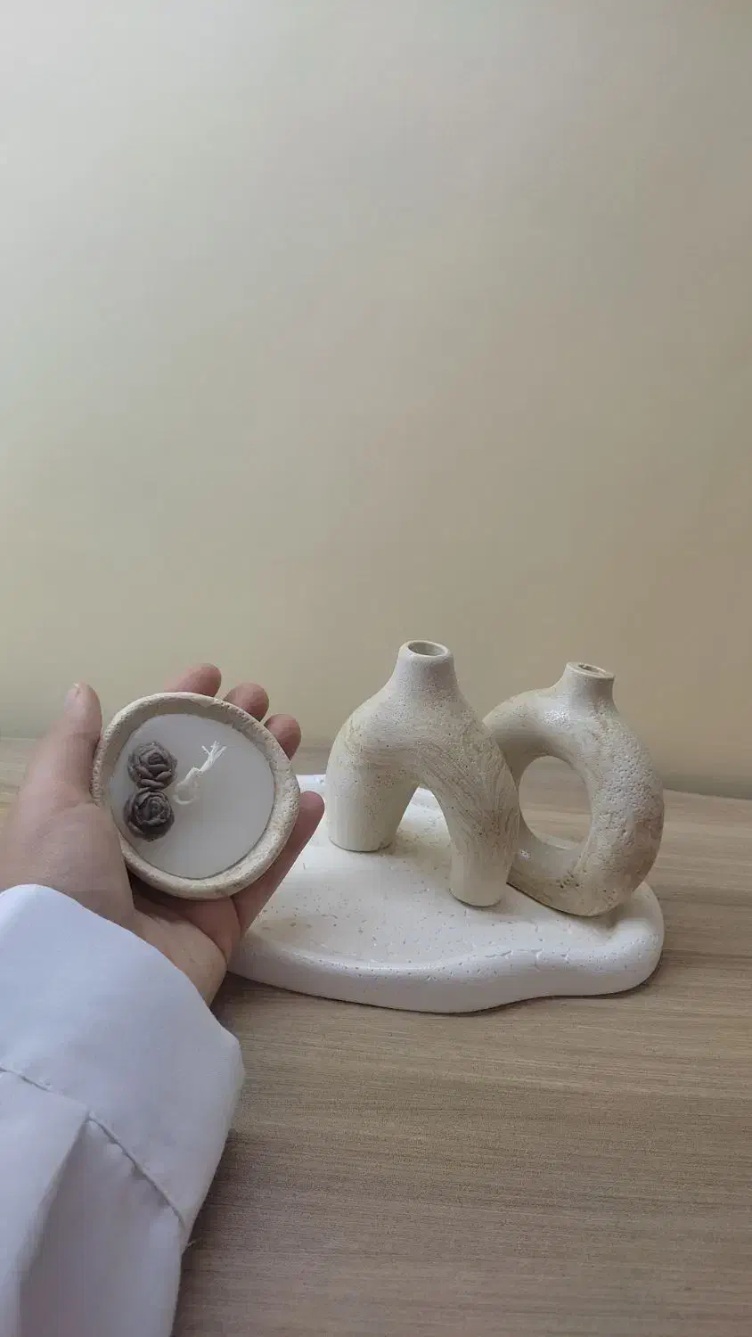 تولیدی گلدان و جاشمعی پینترستی|صنایع دستی و سایر لوازم تزئینی|قزوین, |دیوار