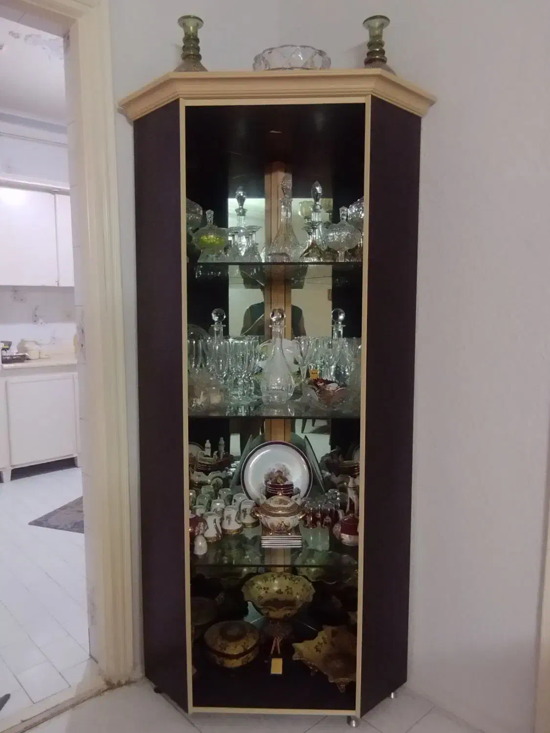 ویترین چوب|بوفه، ویترین، کنسول|بابل, |دیوار