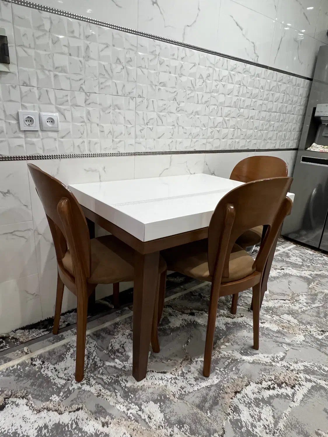 میز ناهار خوری ۳نفره|میز و صندلی غذاخوری|تهران, والفجر (افسریه)|دیوار