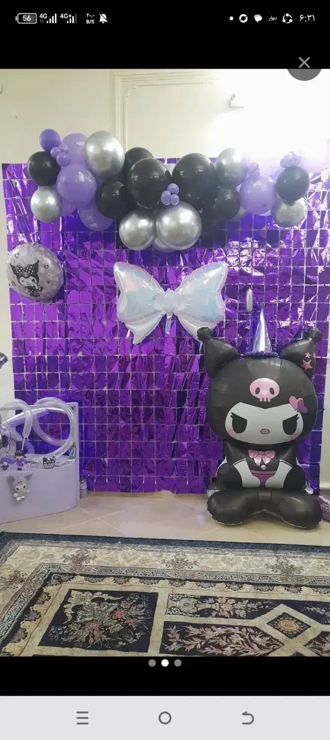 عروسک بادکنکی بزرگ کرومی واسه تم تولد|اسباب‌‌بازی|فردیس, شهرک ۱۱۰|دیوار