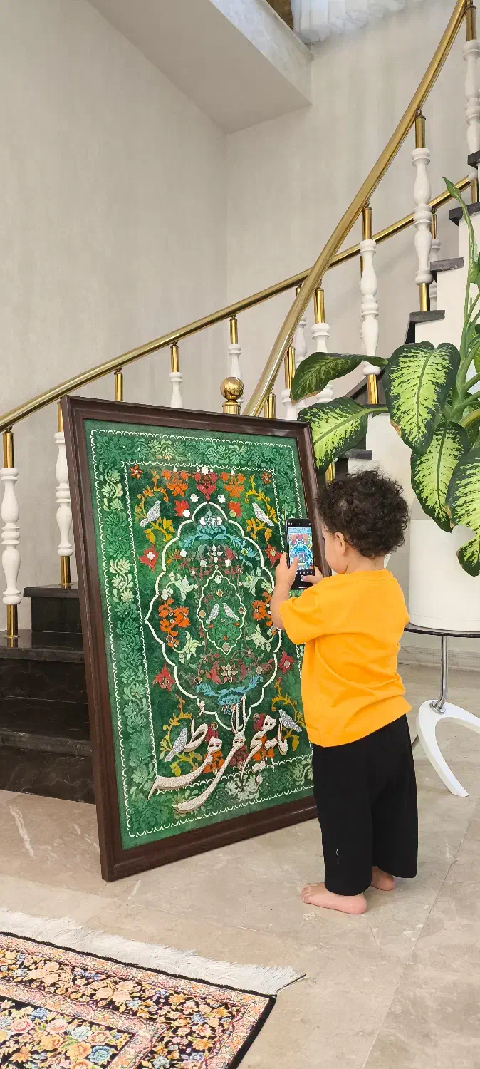 تابلوی باغ بهشت|تابلو، نقاشی، عکس|رشت, گلباغ نماز|دیوار