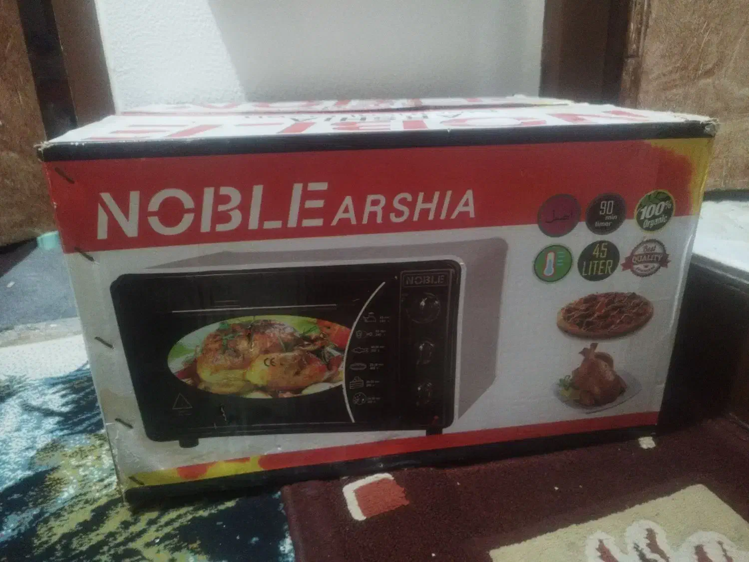 آون توستر کاملاً نو نو آک مناسب جهیزیه وکادویی|اجاق گاز و لوازم برقی پخت‌وپز|شاهین‌شهر, شهرک گلدیس|دیوار