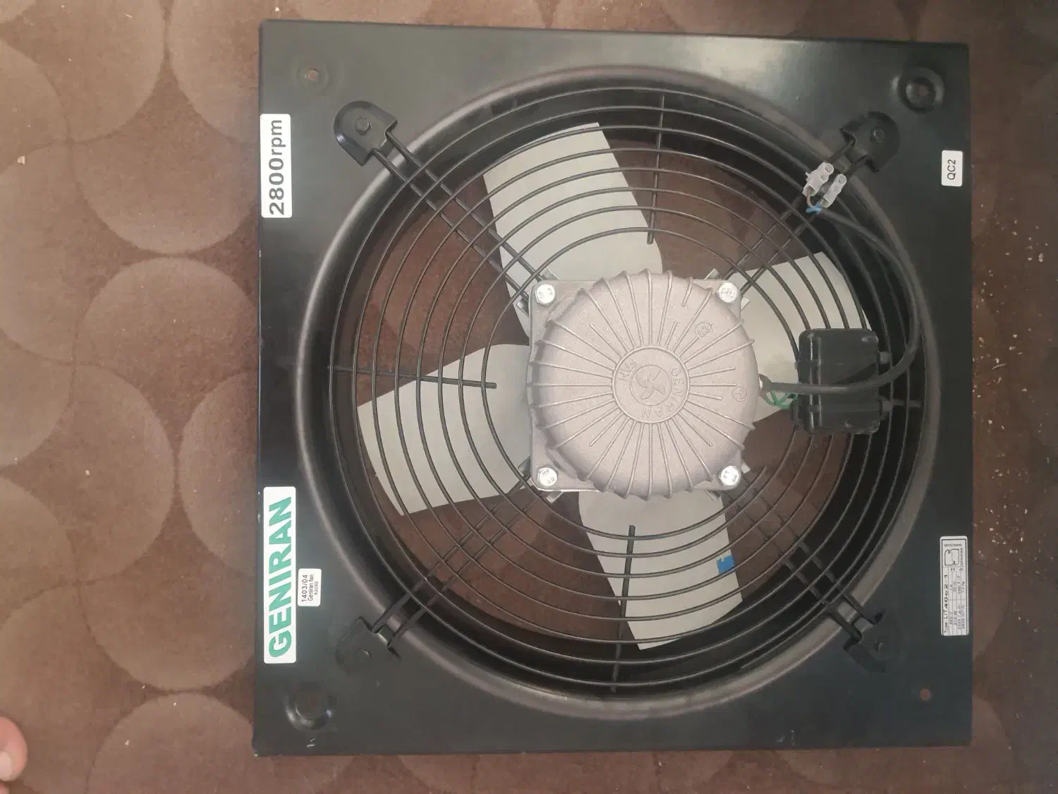 فن پر قدرت نو بدون حتی یک لحظه کار|پنکه و تصفیهکنندهٔ هوا|بجنورد, |دیوار