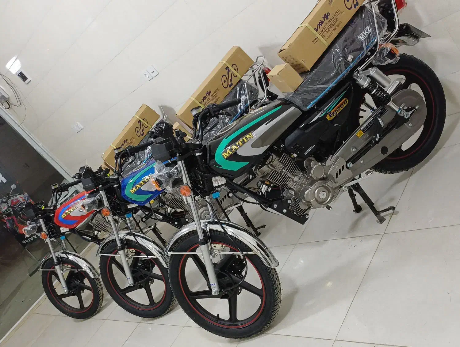 متین 200مدل 404در رنگبندی|موتورسیکلت|کنگاور, |دیوار