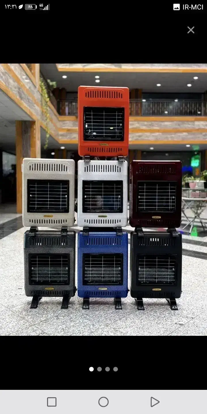 بخاری بدون دودکش پایه دار ودیوار هیترگازی|بخاری، هیتر، شومینه|مشهد, گلشور|دیوار