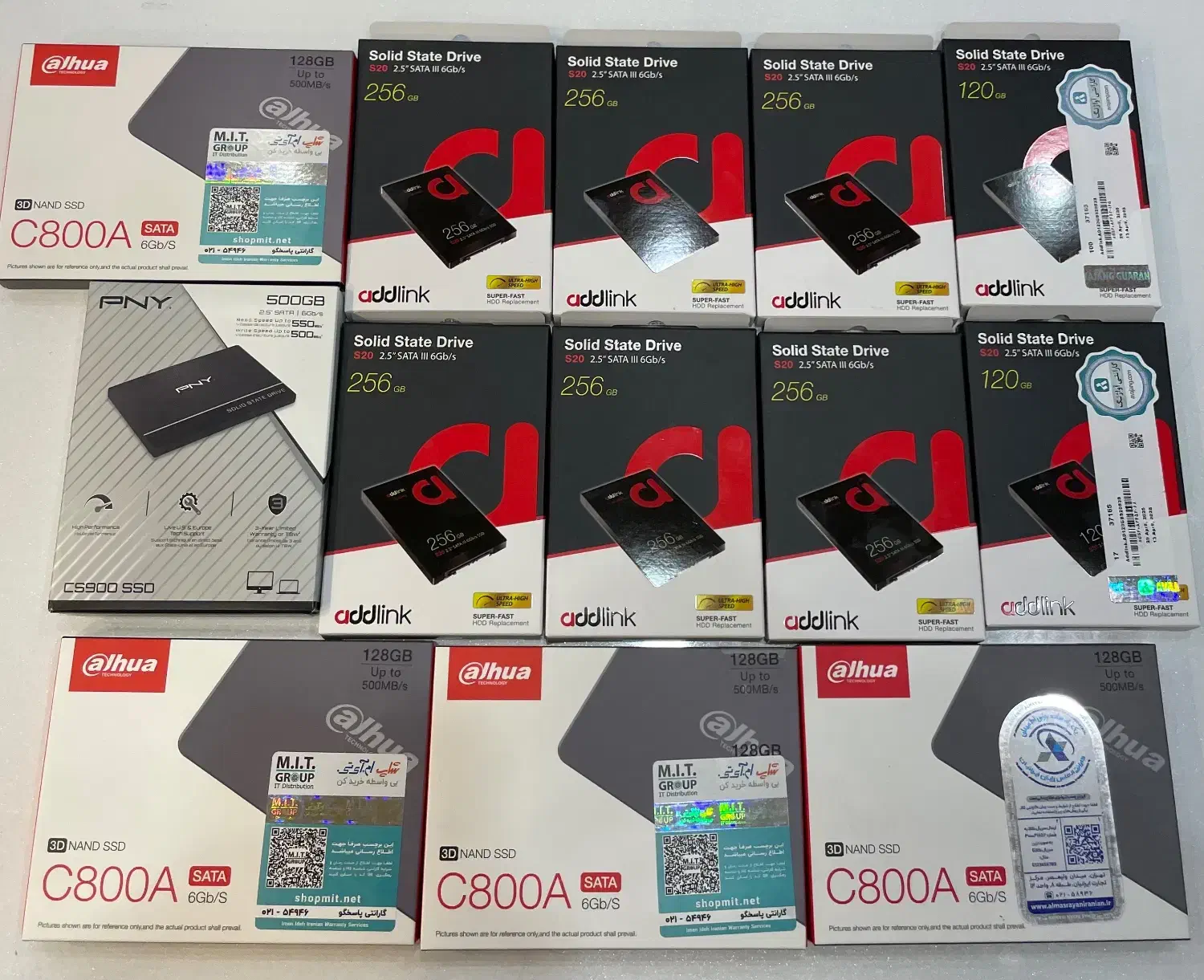 انواع هارد ssd 128-256-500Gb باگارانتی|قطعات و لوازم جانبی رایانه|اردبیل, |دیوار