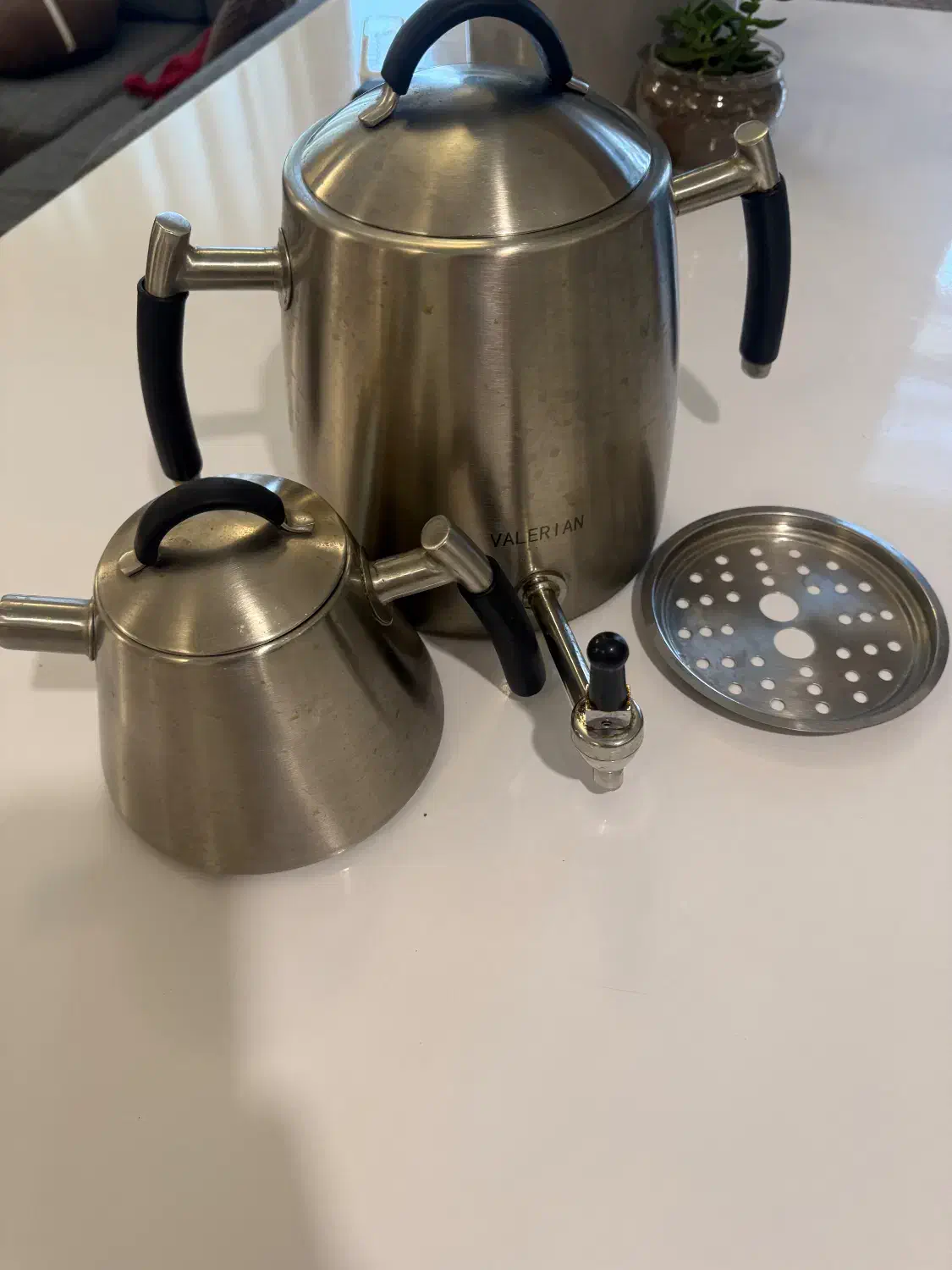 کتری قوری valerian|قوری، کتری، قهوه‌ساز دستی|بابل, |دیوار