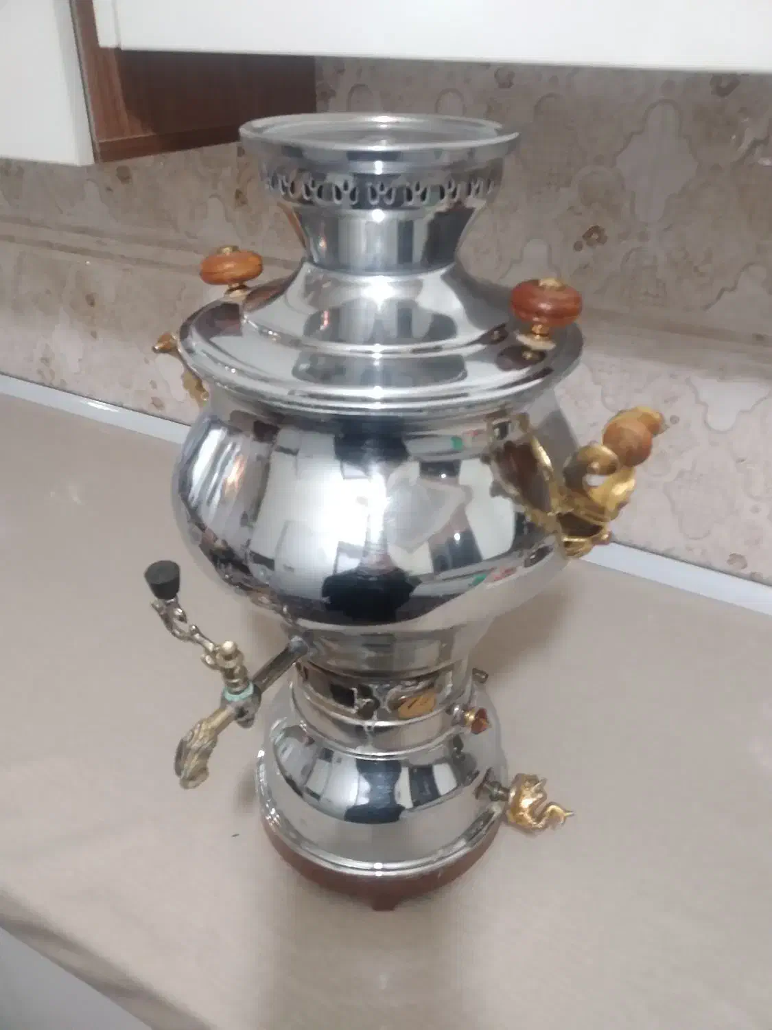 سماور ۱۰لیتری|سماور، چای‌ساز، قهوه‌ساز|ساوه, |دیوار