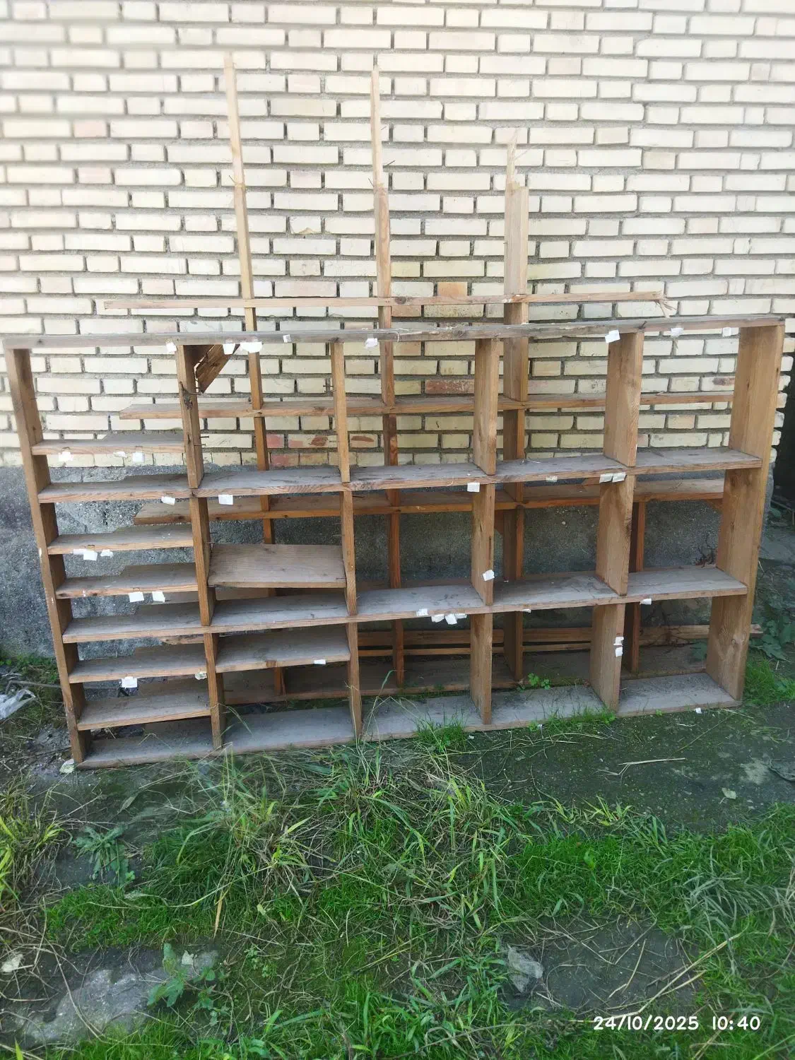 قفسه چوبی . نرادروسی|کتابخانه، شلف، قفسههای دیواری|تالش, هشتپر|دیوار