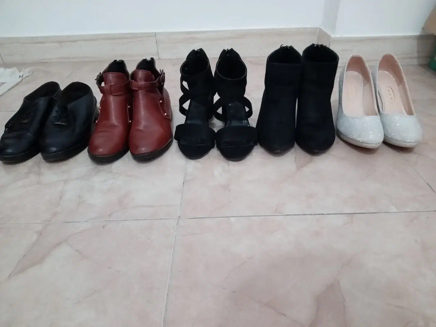 ۵ مدل کفش در حد نو سایز ۴۰|کیف، کفش، کمربند|قائمشهر, |دیوار