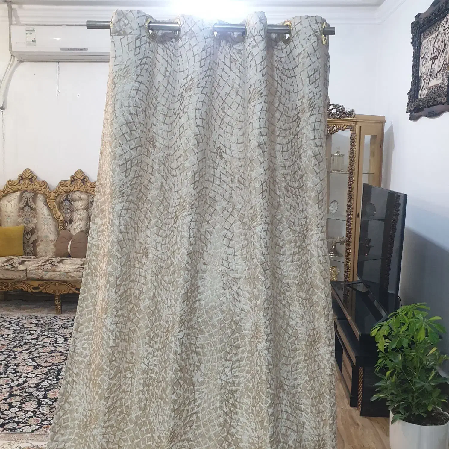 پرده پانچی|پرده، رانر، رومیزی|امیدیه, |دیوار