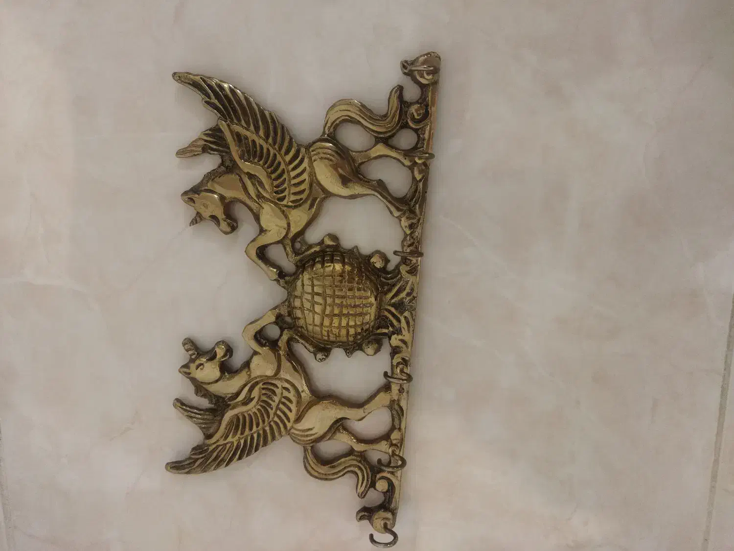 جاکلیدی برنز اسب فرشته زیبا|مجسمه، تندیس، ماکت|مشکیندشت, |دیوار