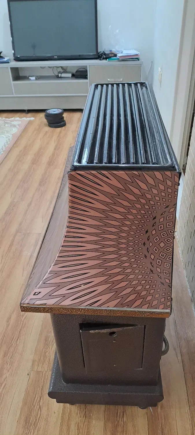 بخاری گازی شومینه ای|بخاری، هیتر، شومینه|تاکستان, |دیوار