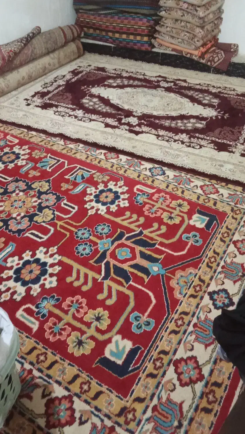 قالی نو بدون زدگی|فرش|دزفول, |دیوار