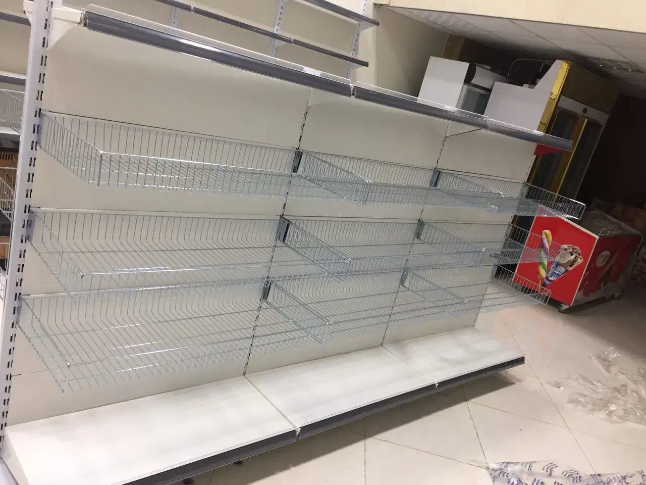 انواع قفسه/رنگ اسیدشور/چرخ فروشگاهی متحرک|فروشگاه و مغازه|نجف‌آباد, کشاورز|دیوار