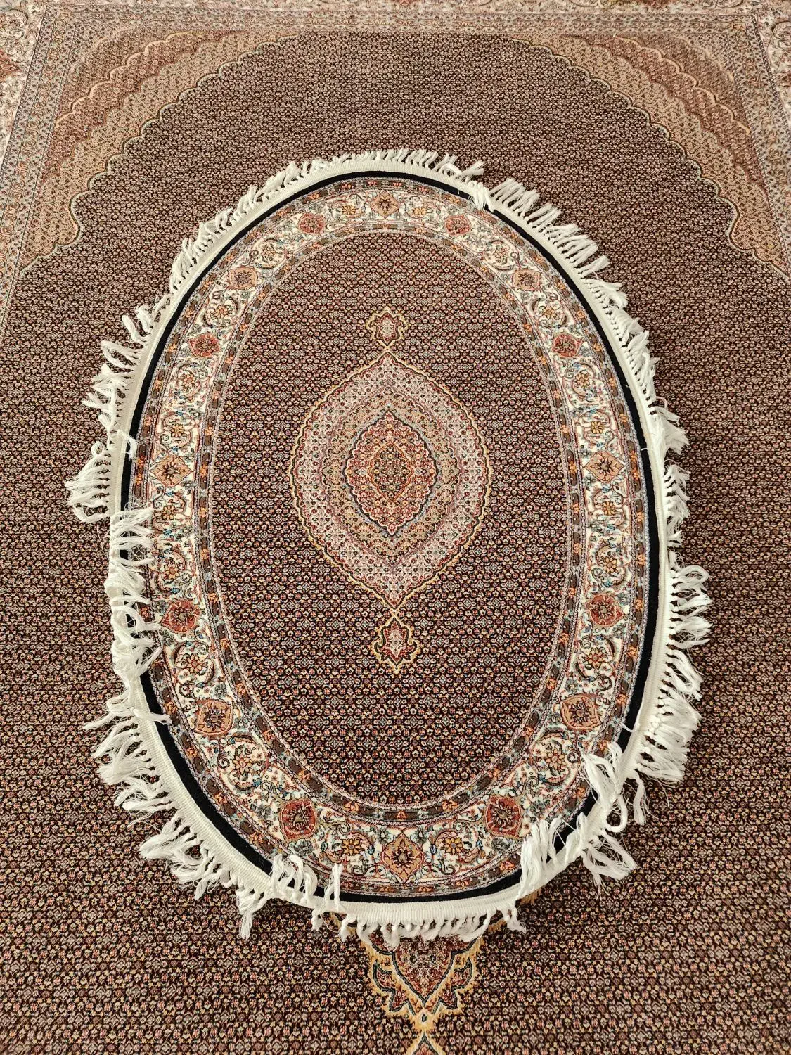 فرش ماشینی طرح ماهی ۹ متری|فرش|تبریز, |دیوار