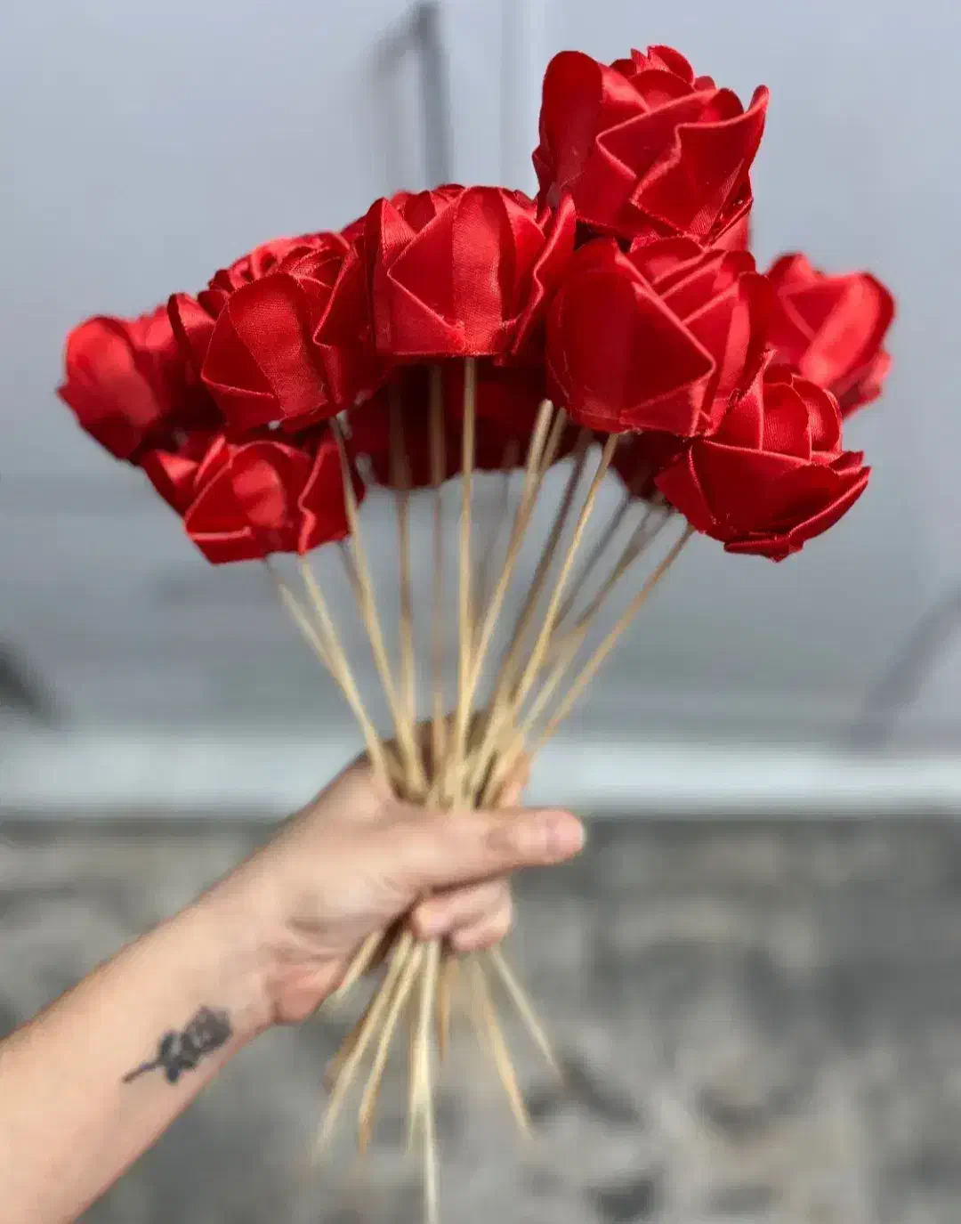 گل روبانی|گل مصنوعی|قوچان, |دیوار