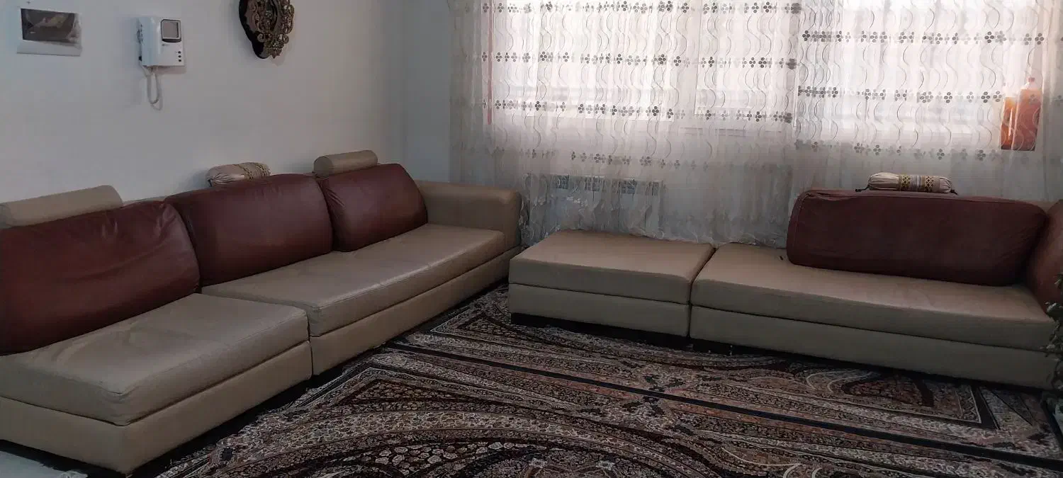 مبل ال راحتی ۷نفره|مبلمان خانگی و میز عسلی|تویسرکان, |دیوار