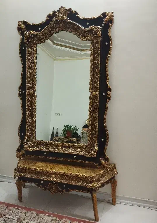 اینه شمعدان سلطنتی|بوفه، ویترین، کنسول|قم, عمار یاسر|دیوار