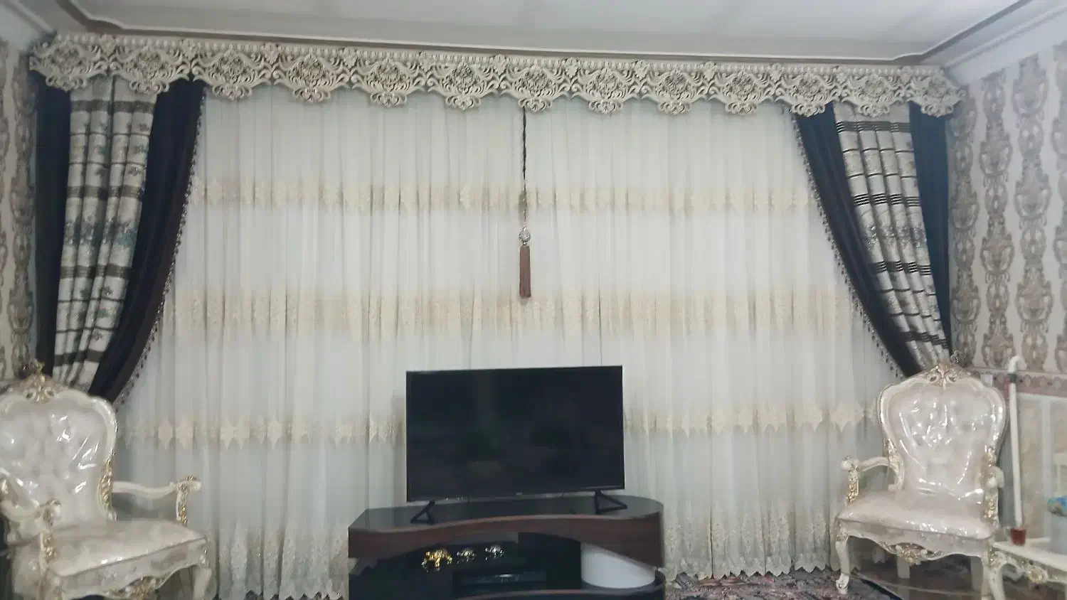 پرده شیک زیر قیمت|پرده، رانر، رومیزی|ورامین, خیر آباد|دیوار