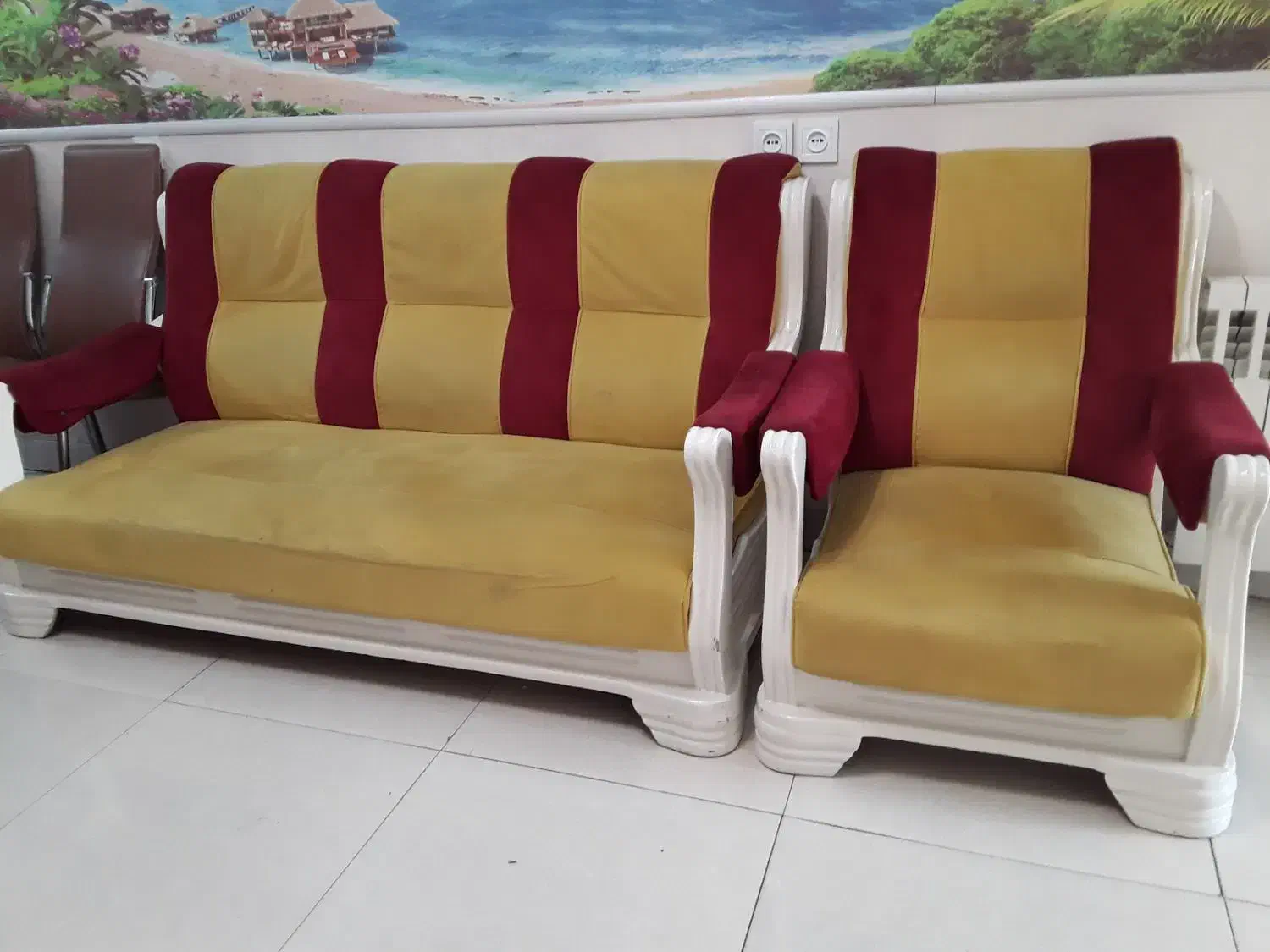 مبل هفت نفره|مبلمان خانگی و میز عسلی|تهران, گلستان (شهرک راه آهن)|دیوار