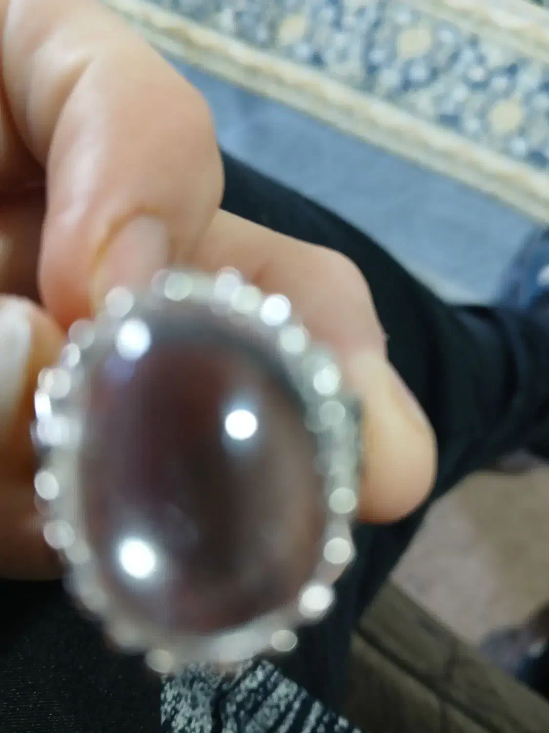 فروش انگشتر نقره نگین در نجف اصل|جواهرات|دوگنبدان, |دیوار