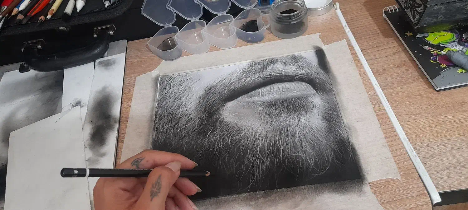 آموزش وثبت سفارش طراحی چهره وطرح دلخواه شما|تابلو، نقاشی، عکس|سبزوار, هویزه|دیوار