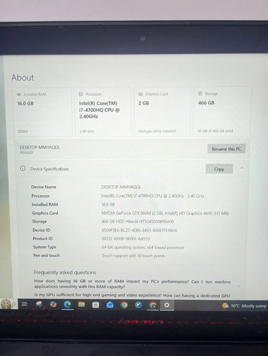 لبتاپ گیمینگ و طراحی|رایانه همراه|تهران, شهرآرا|دیوار