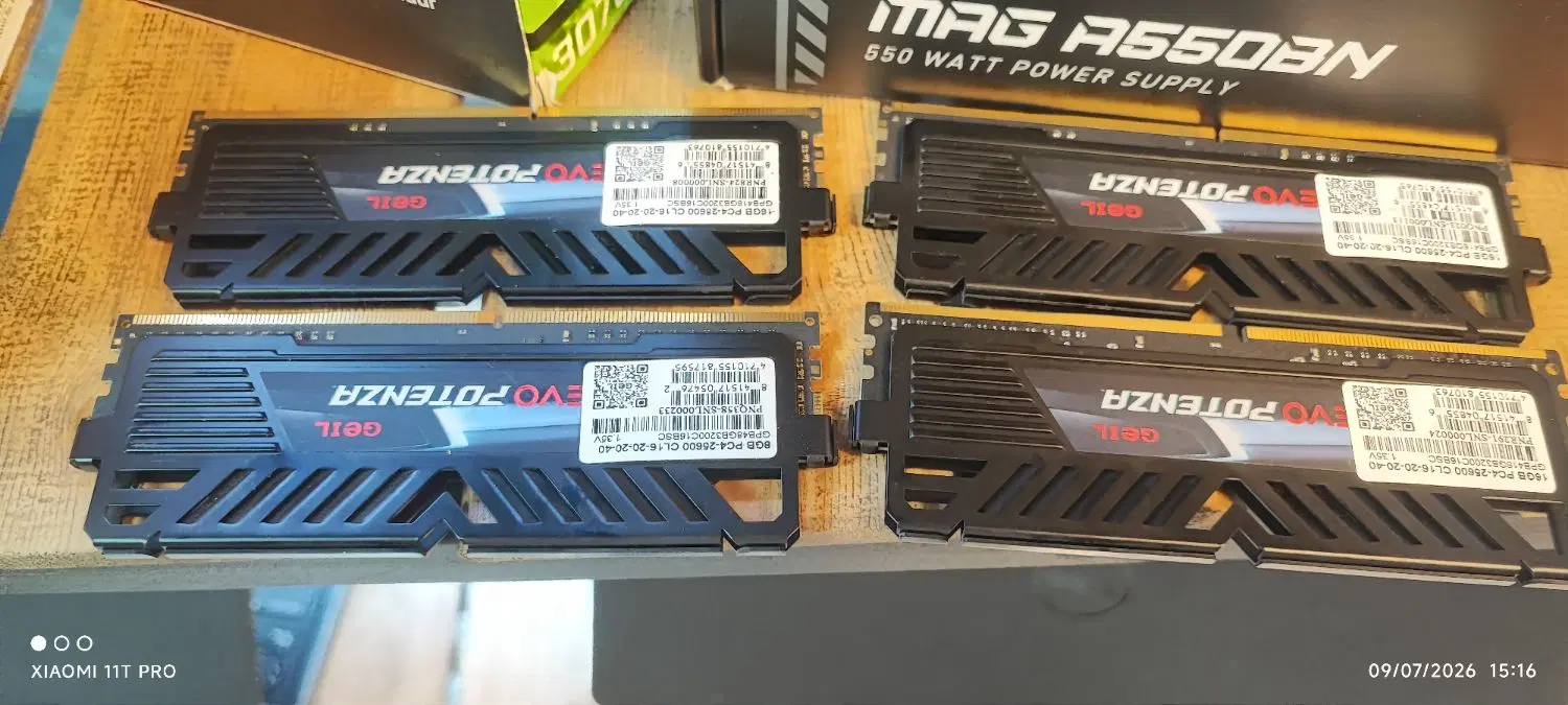 RAM 8 GIG DDR4 BUS 3200 GELL|قطعات و لوازم جانبی رایانه|تهران, فلسطین (میدان انقلاب)|دیوار