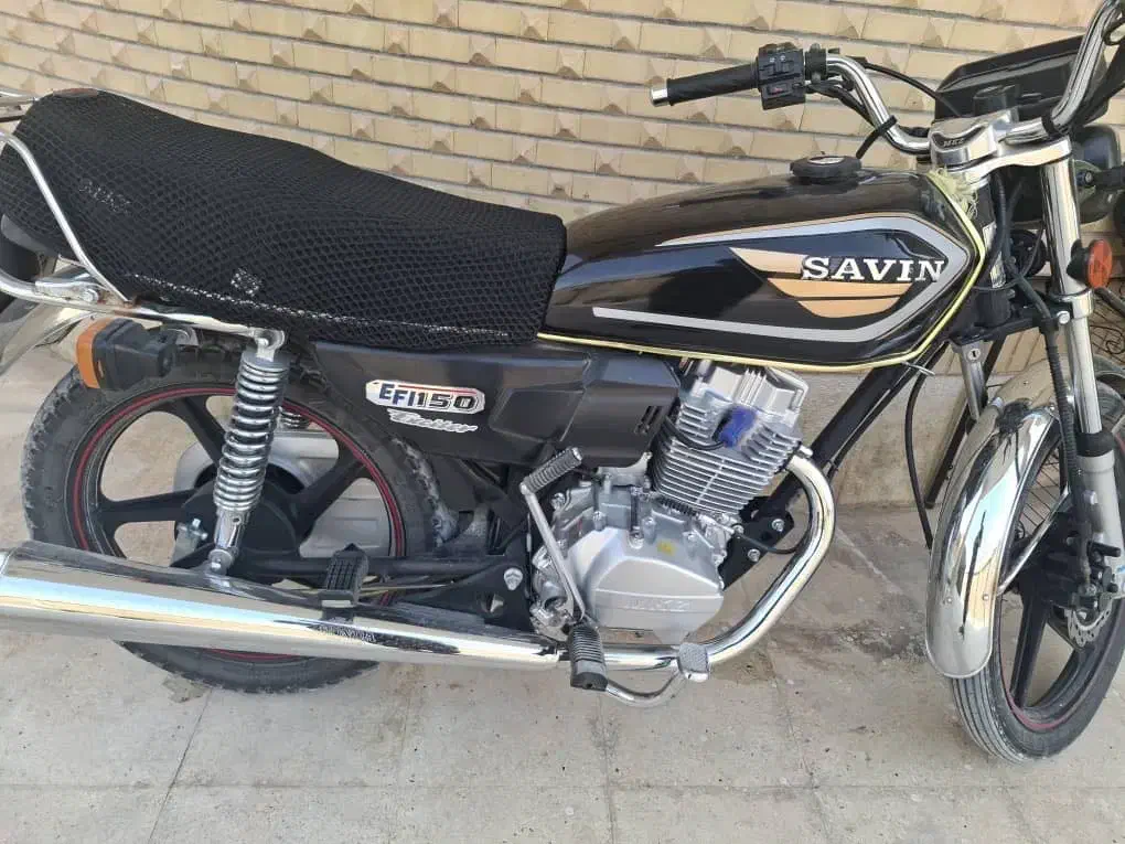 موتور ساوین ۱۵۰ مدل ۴۰۱ ترمز دیسکی|موتورسیکلت|کازرون, |دیوار