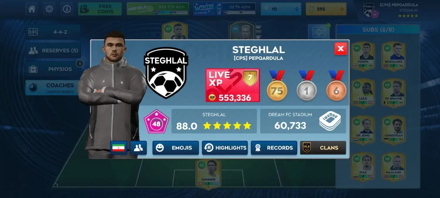 اکانت دریم لیگ|کنسول، بازی ویدئویی و آنلاین|نورآباد, |دیوار