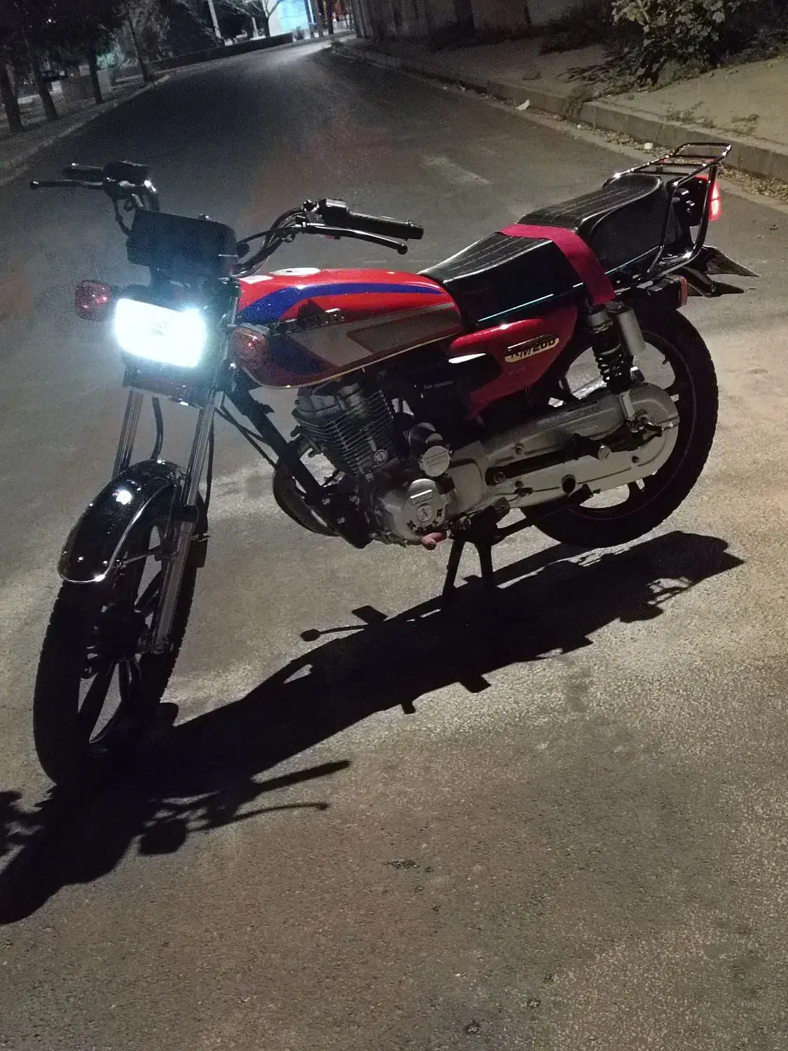 فروش هندا ۲۰۰کبیر سلامت|موتورسیکلت|گرمسار, |دیوار