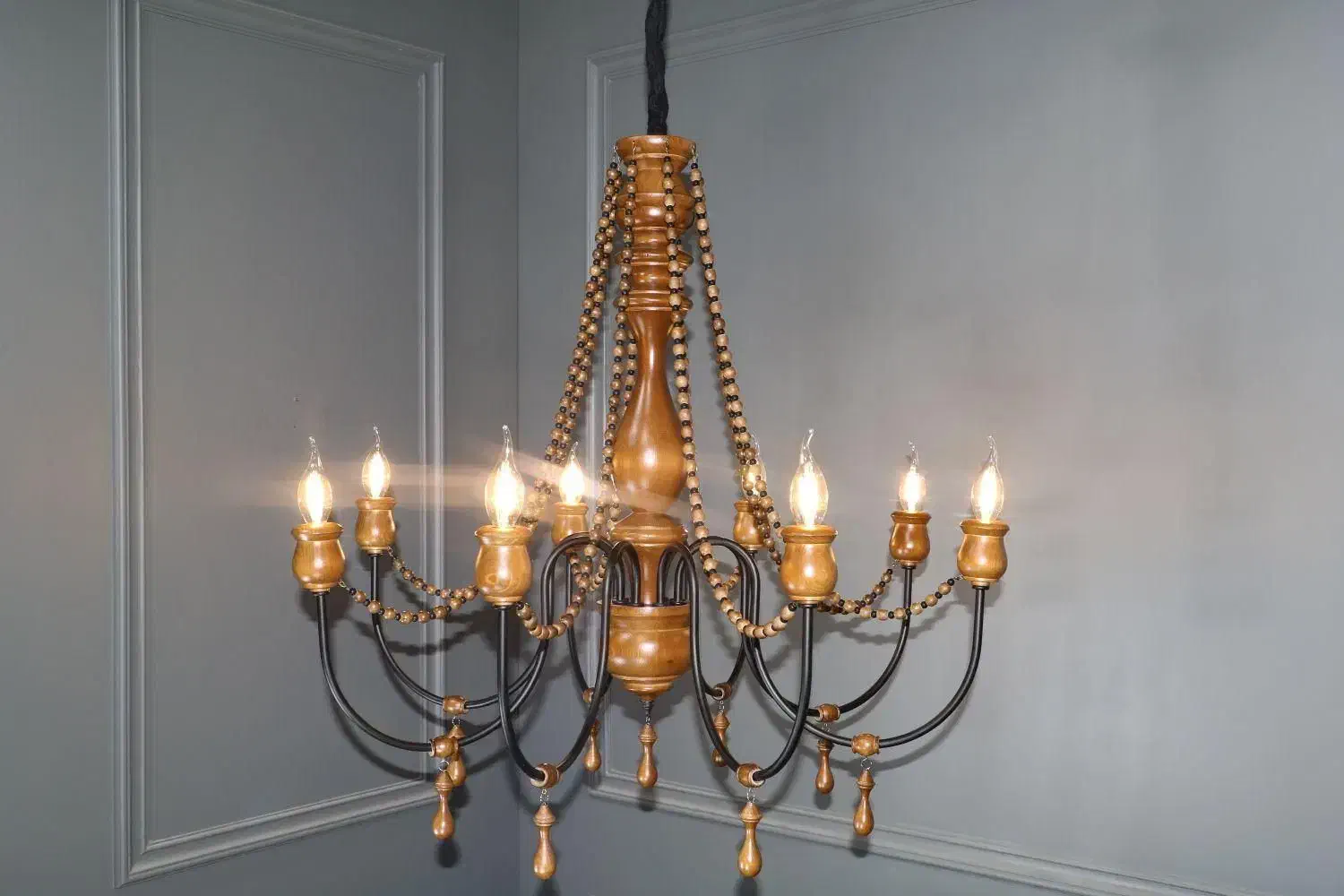 لوستر شارلوت طرح فرانسوی|لوستر و چراغ آویز|خرمآباد, |دیوار