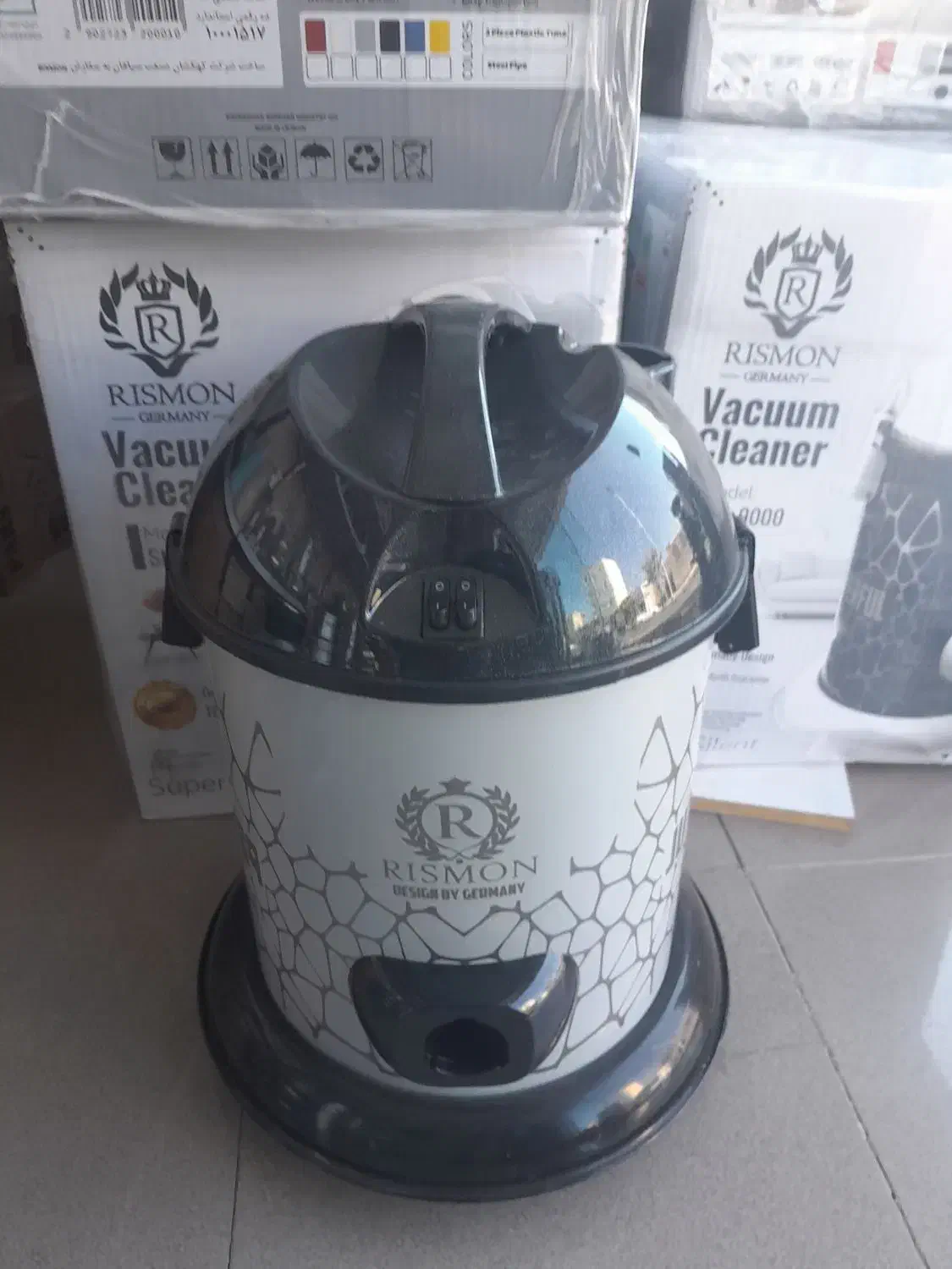 جاروبرقی سطلی ریسمون بدنه فلزی|جاروبرقی، جارو شارژی، بخارشو|ابهر, |دیوار