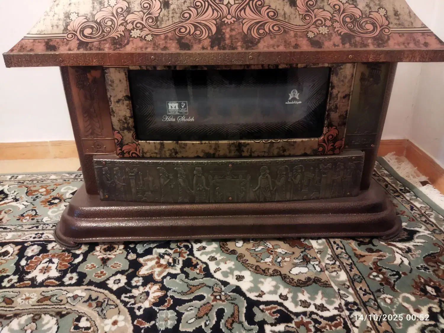 بخاری در حد نو سالم|بخاری، هیتر، شومینه|نهاوند, |دیوار