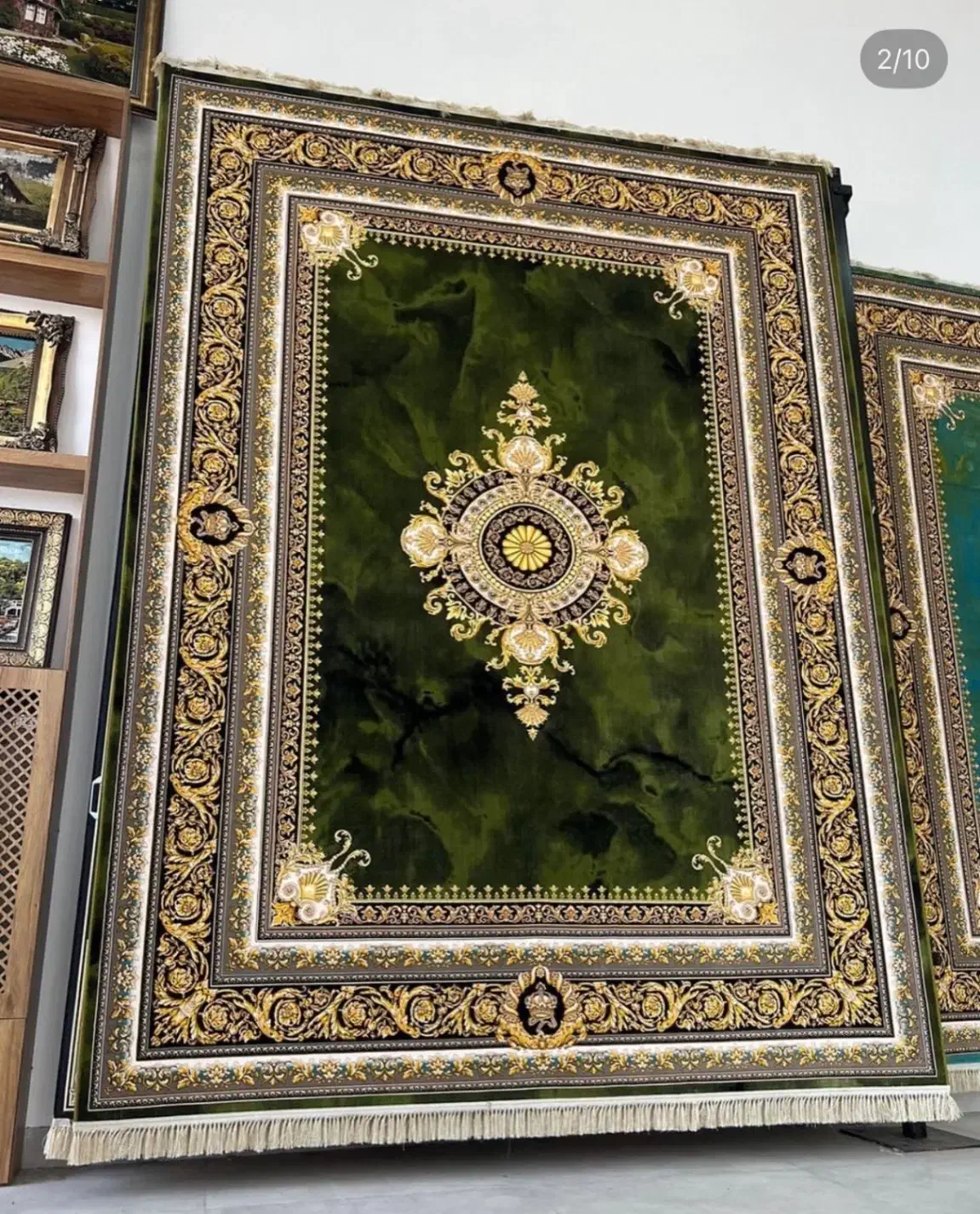 فرش1200شانه طلاکوب بیکران کد ۰۰۰۹۸|فرش|شیراز, عادل آباد|دیوار