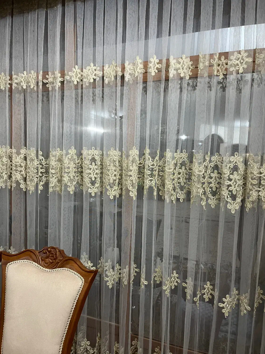 پرده حریر|پرده، رانر، رومیزی|اصفهان, سلطانآباد|دیوار