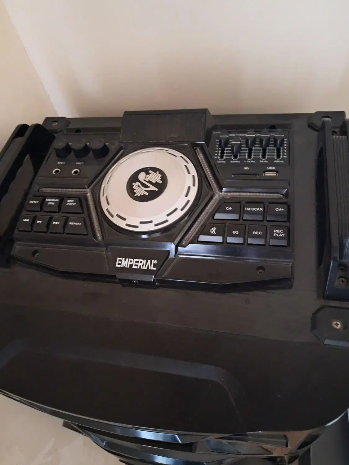 دو عدد اسپیکر دیجی دار و رقص نور دار قوی، میکروفون|سیستم صوتی خانگی|هشتگرد, شهرک پارسیان|دیوار