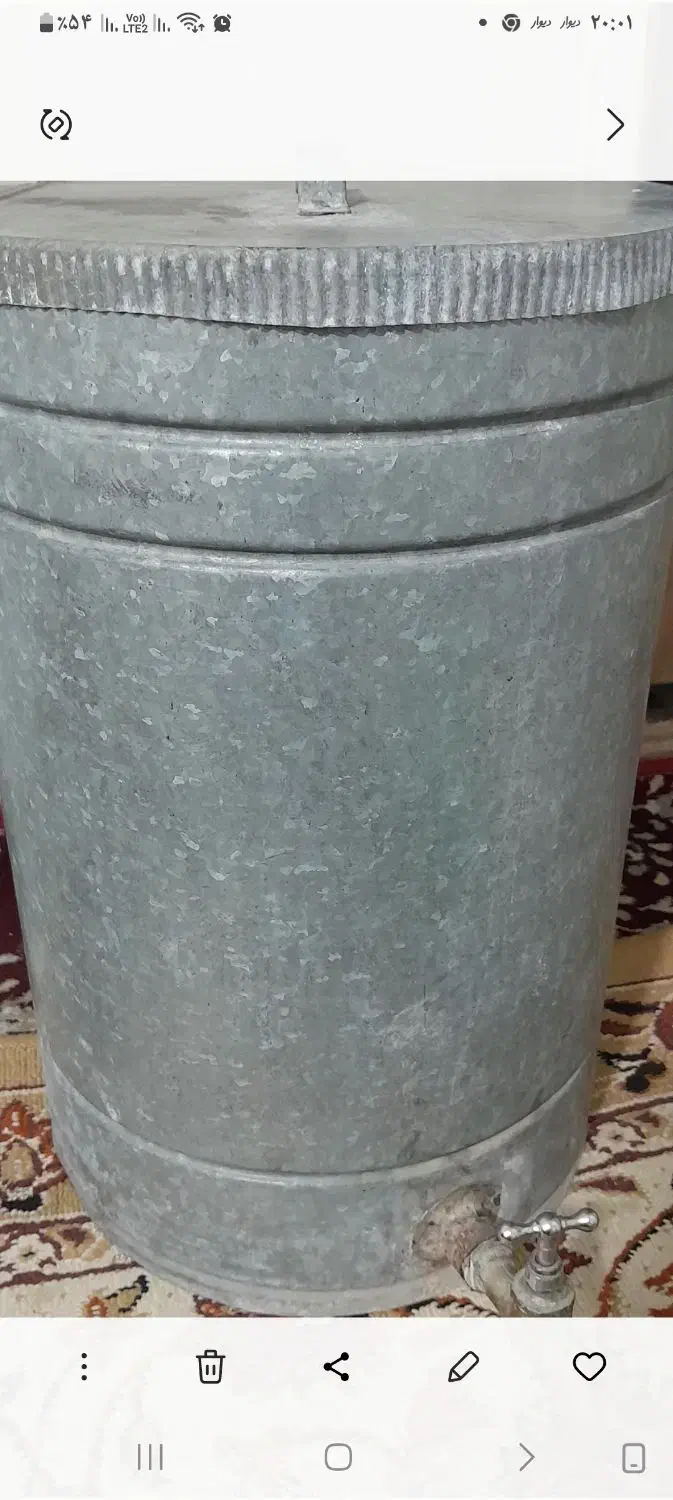 بشکه شیردار|ظروف نگهدارنده، پلاستیکی، یکبارمصرف|بیرجند, |دیوار