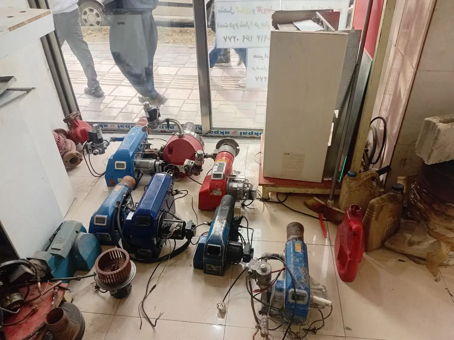 انواع مشعل گازی وگازوئیلی|آبگرمکن، پکیج، شوفاژ|مهاباد (آذربایجان غربی), |دیوار