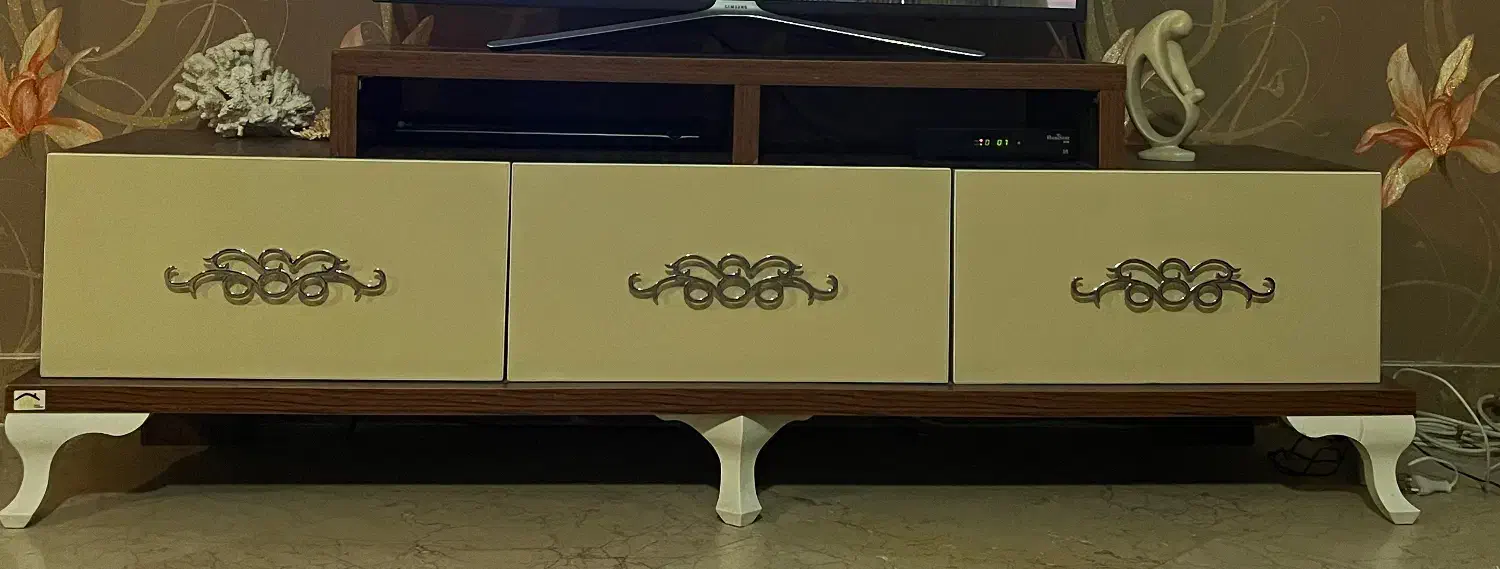 فروش سه تکه اینه کنسول زیر تی وی و بوفه|بوفه، ویترین، کنسول|تهران, باغ فیض|دیوار