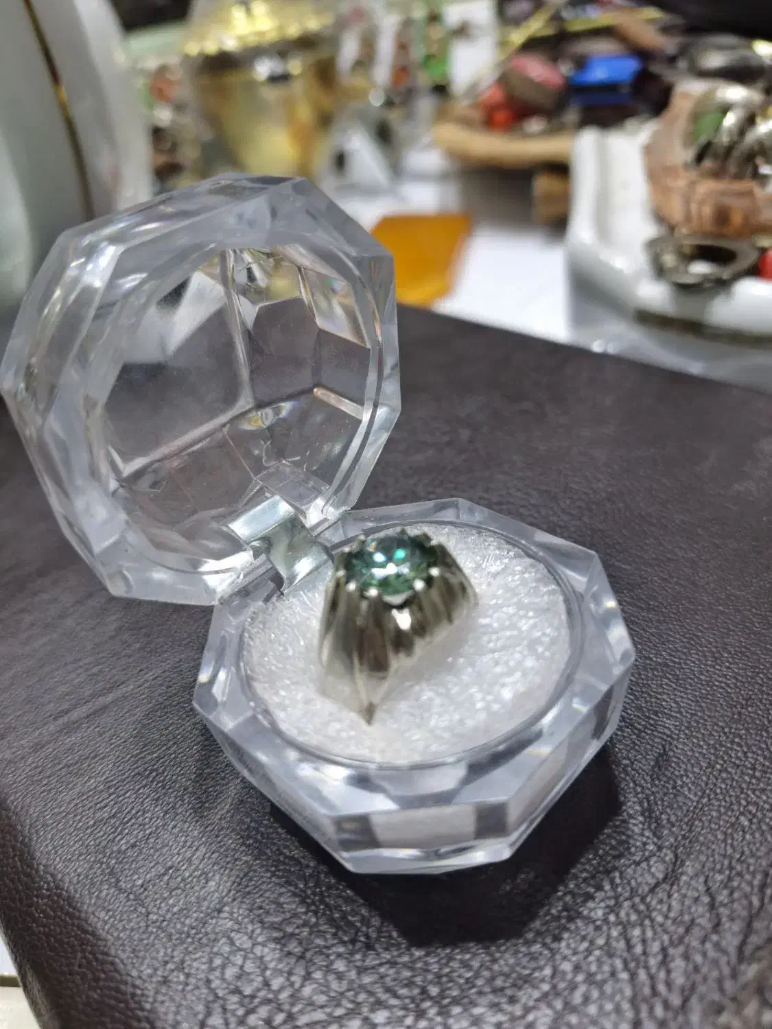 انگشتر نقره موزانایت|جواهرات|مراغه, |دیوار