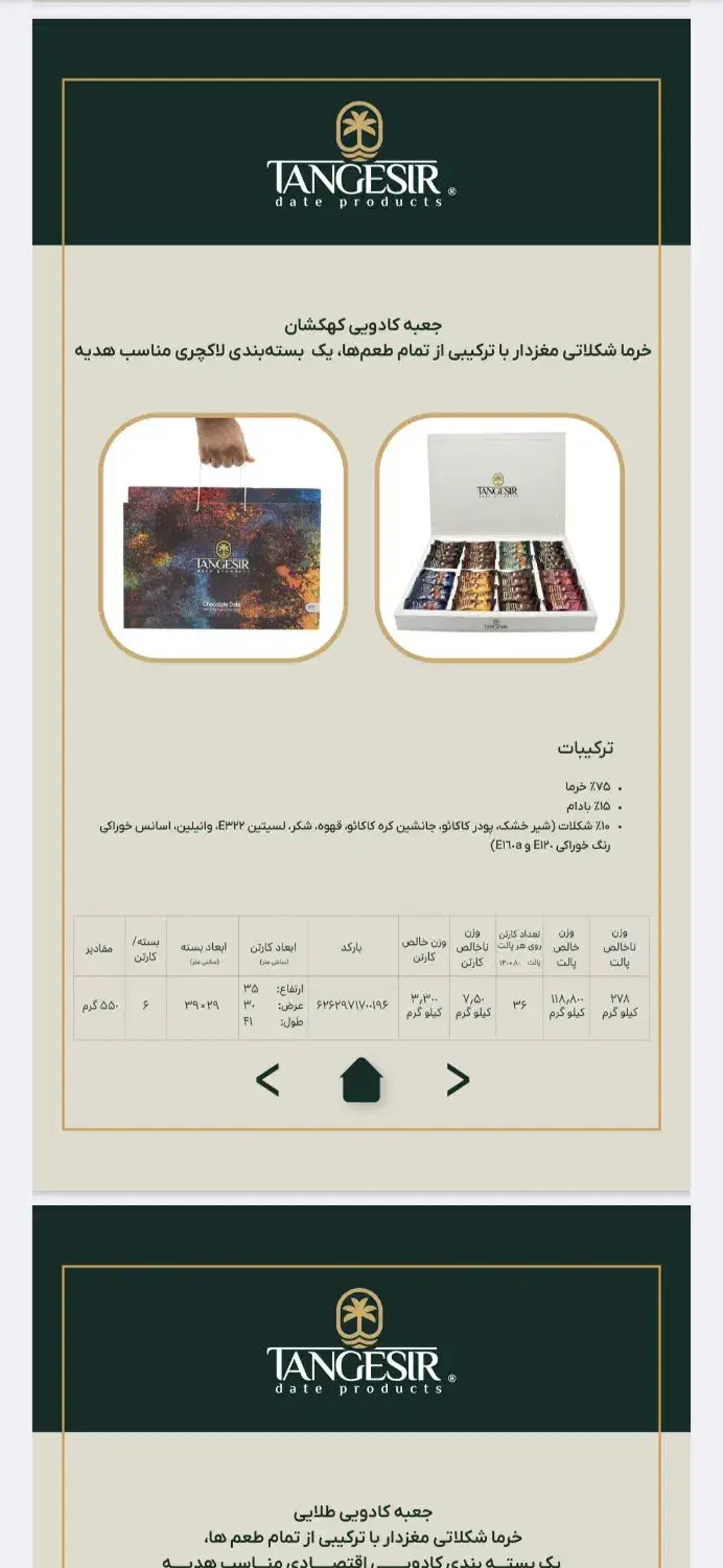 خرما شکلاتی|خوردنی و آشامیدنی|ساری, |دیوار