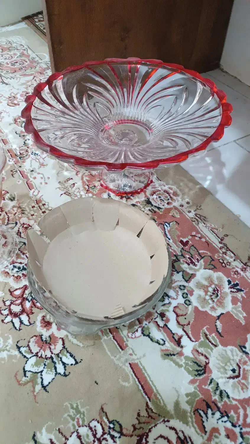 میوه و شیرینی و شکلات خوری و پیرکس فرانسوی|ظروف سرو و پذیرایی|بندرعباس, |دیوار