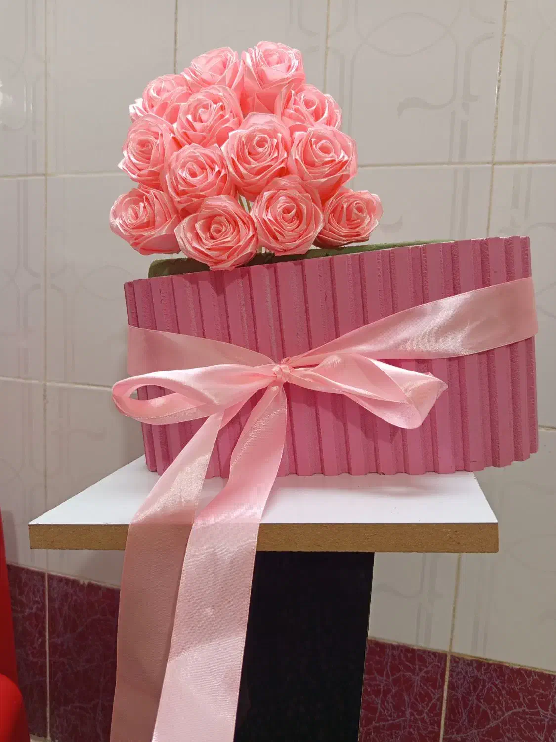 گل روبانی|گل مصنوعی|یاسوج, |دیوار