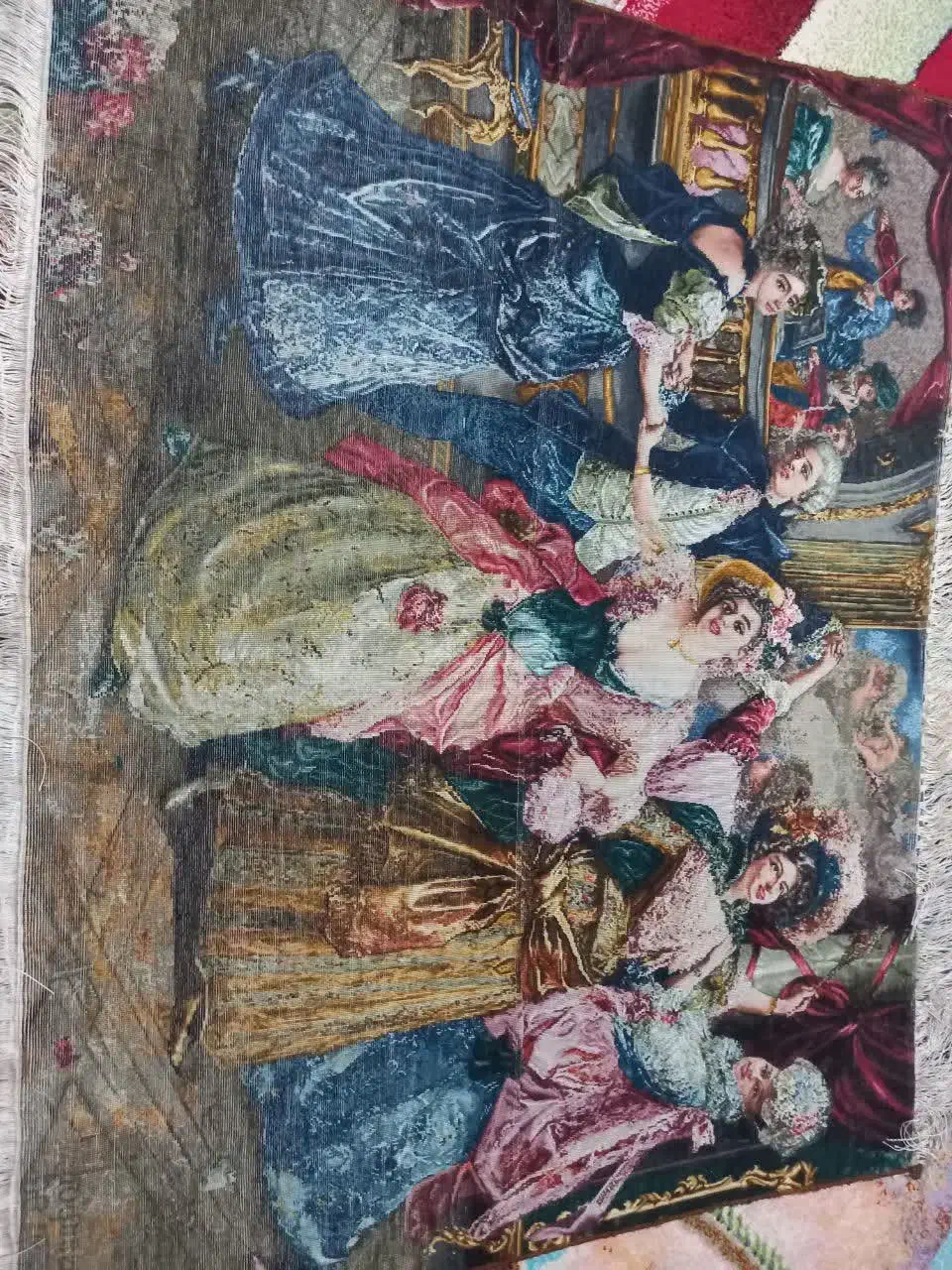 تابلو فرش دستباف چله ابریشم|تابلو فرش|چهاردانگه (تهران), |دیوار