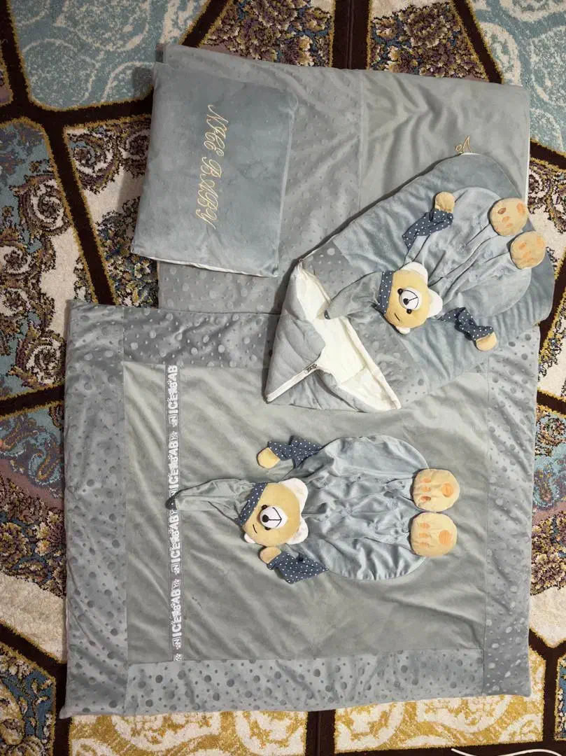 ست لحاف و تشک کودک و قنداق فرنگی|اسباب و اثاث بچه|بوشهر, |دیوار