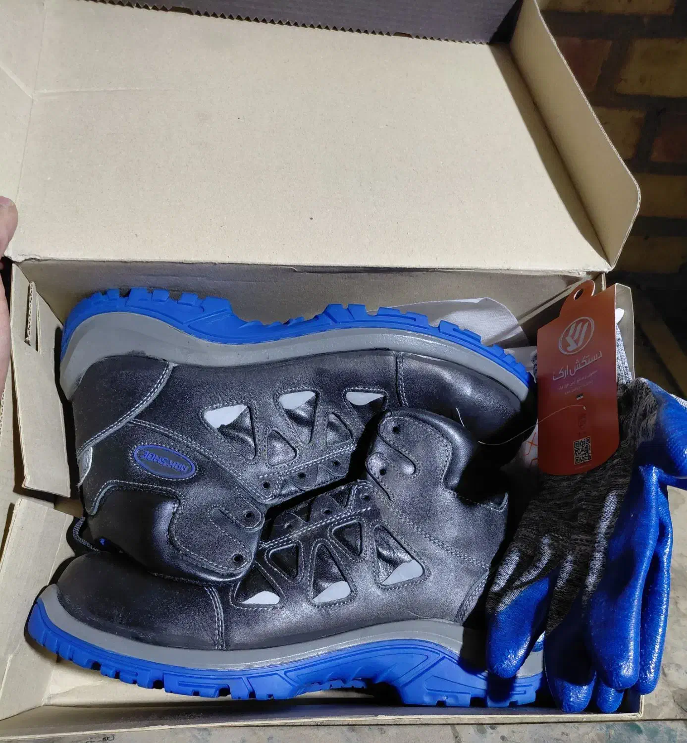 کفش اایمنی با دستکش ۴۳|کیف، کفش، کمربند|کرخه, |دیوار